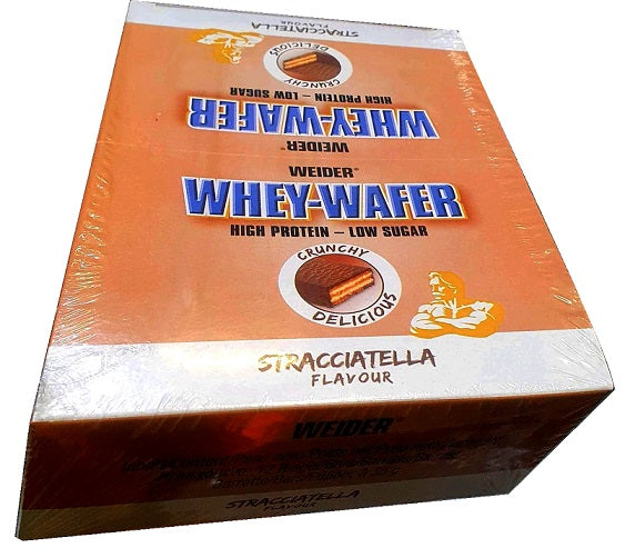 Weider - Whey-Wafer, Stracciatella - 12 x 35g