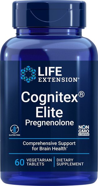Life Extension - Cognitex Elite Pregnenolone - 60 vegeterian tabs