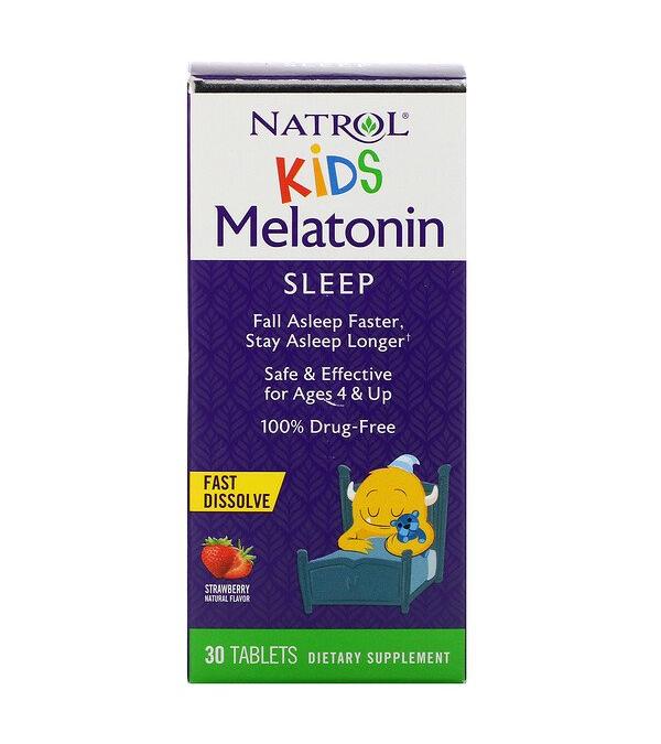 Natrol Kids Melatonin Strawberry - 30 tabs