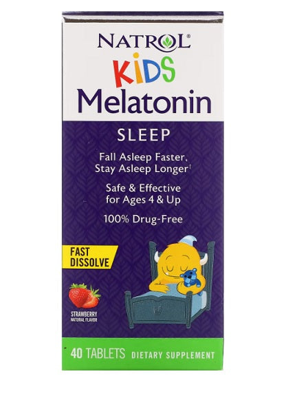 Natrol Kids Melatonin Strawberry - 40 tabs