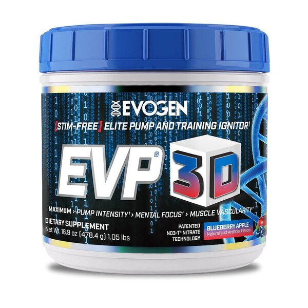 Evogen - EVP 3D, Blueberry Apple - 478g