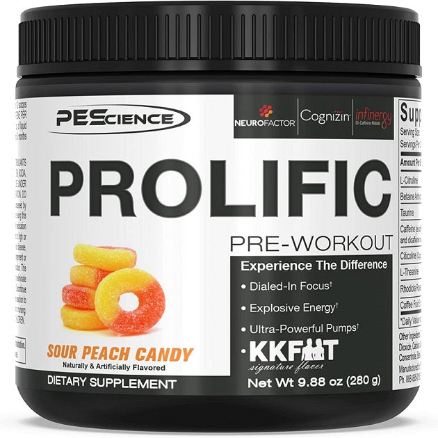 PEScience Prolific Sour Peach Candy - 280g