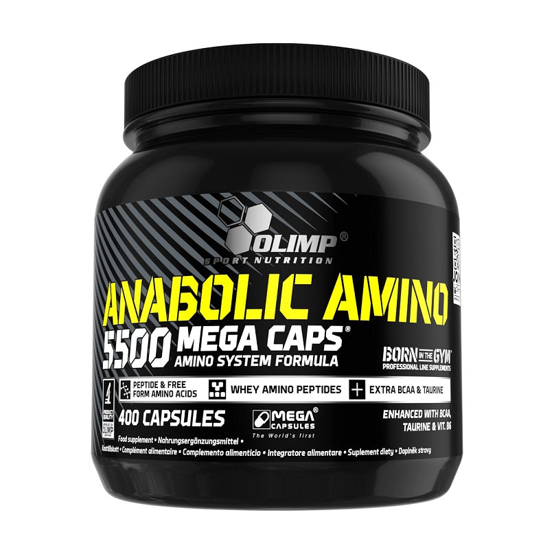 Olimp Nutrition - Anabolic Amino 5500, Mega Caps - 400 caps