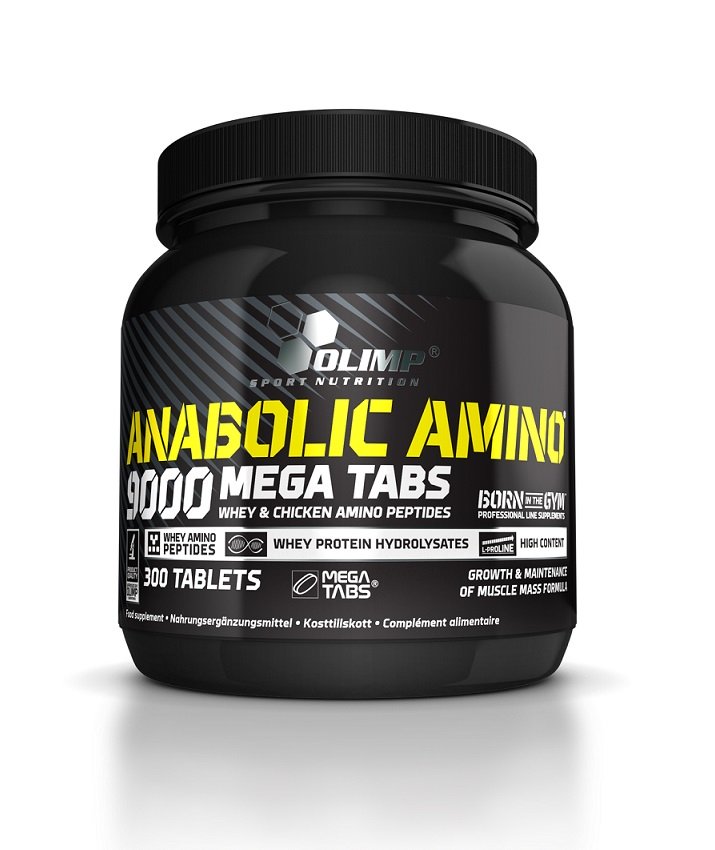 Olimp Nutrition - Anabolic Amino 9000, Mega Tabs - 300 tabs