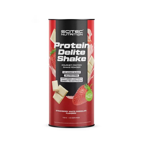 SciTec - Protein Delite Shake, Strawberry White Chocolate - 700g