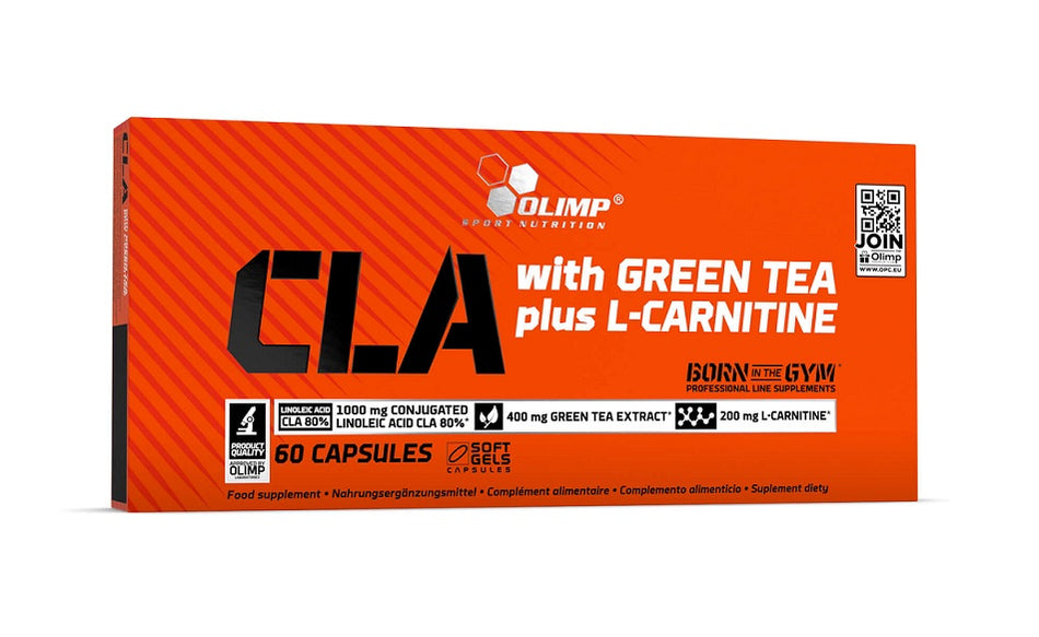 Olimp Nutrition - CLA with Green Tea plus L-Carnitine - 60 caps