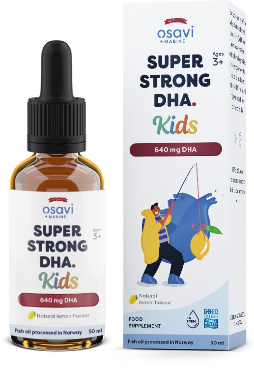 Osavi - Super Strong DHA Kids, 640mg DHA (Lemon) - 50 ml.