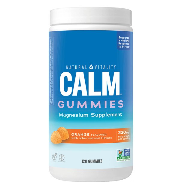 Natural Vitality Calm Gummies Orange - 120 gummies