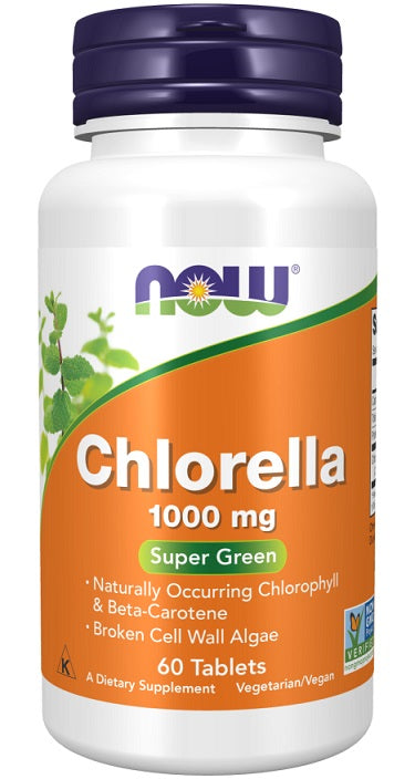 NOW Foods - Chlorella, 1000mg - 60 tabs