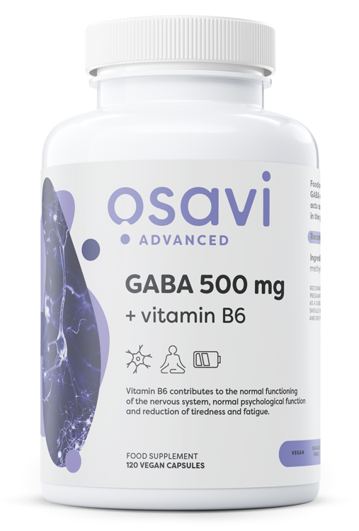 Osavi - GABA 500mg + Vitamin B6 - 120 vcaps