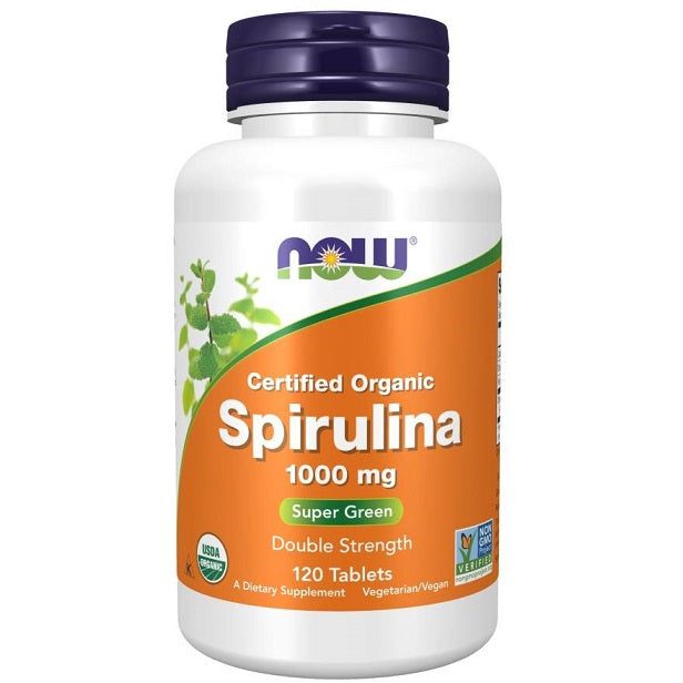 NOW Foods - Spirulina, 1000mg - 120 tabs