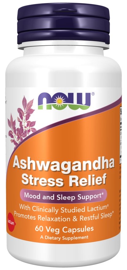 NOW Foods - Ashwagandha Stress Relief - 60 vcaps