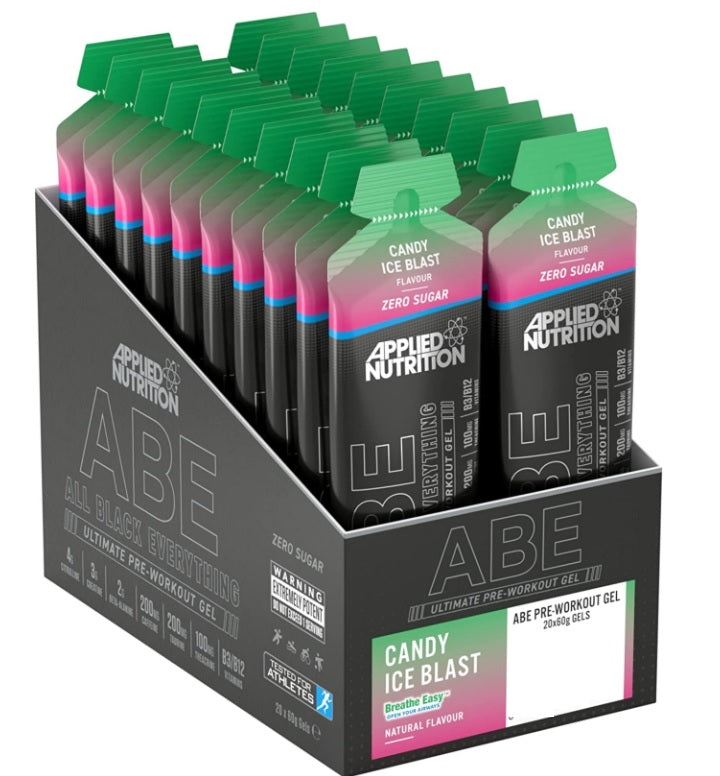 Applied Nutrition ABE All Black Everything Gel Candy Ice Blast - 20 x 60g