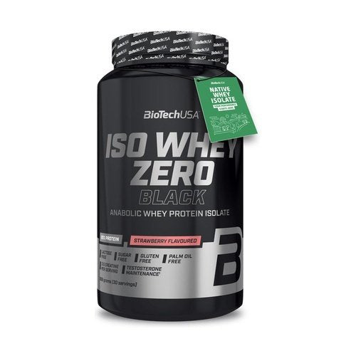 BioTechUSA - Iso Whey Zero Black, Strawberry - 908g