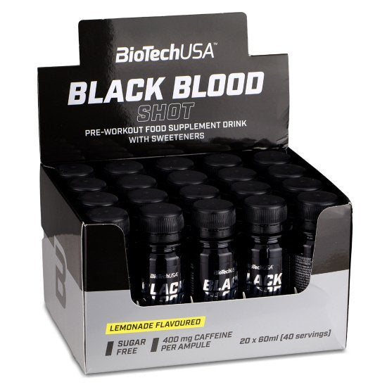 BioTechUSA - Black Blood Shot, Lemonade - 20 x 60 ml.