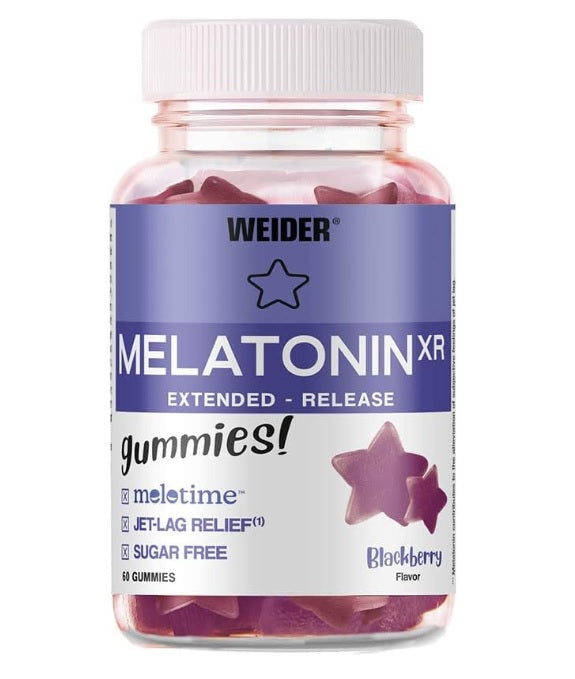 Weider - Melatonin XR, Blackberry - 60 gummies