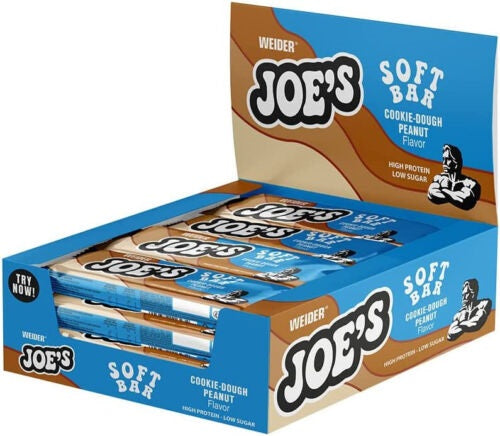 Weider - Joe's Soft Bar, Cookie Dough Peanut - 12 x 50g
