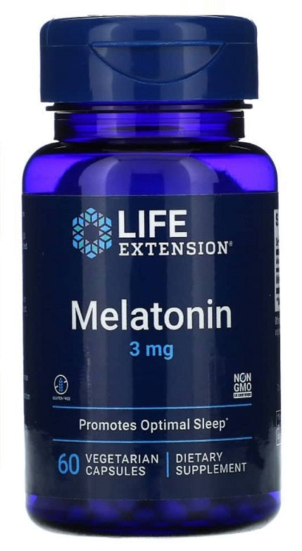 Life Extension - Melatonin, 3mg - 60 vcaps