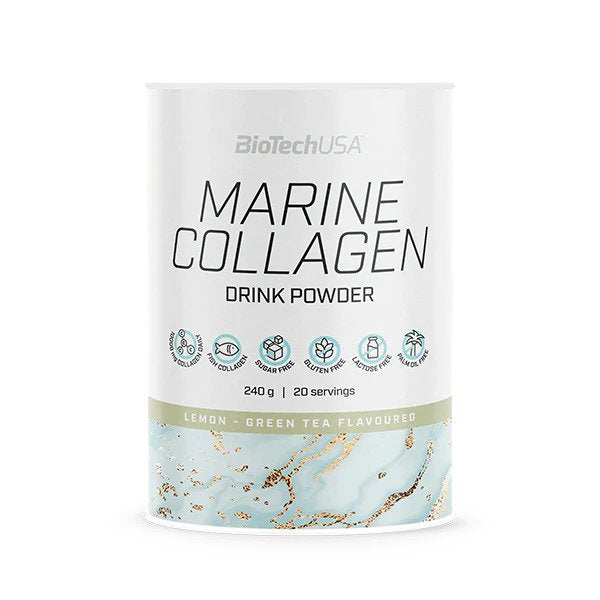 BioTechUSA - Marine Collagen, Lemon-Green Tea - 240g