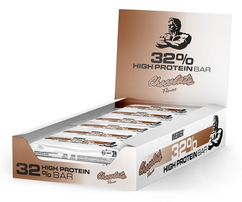 Weider - 32% High Protein Bar, Chocolate - 12 x 60g