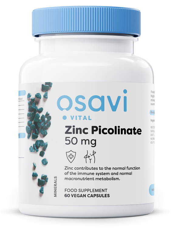 Osavi - Zinc Picolinate, 50mg - 60 vegan caps