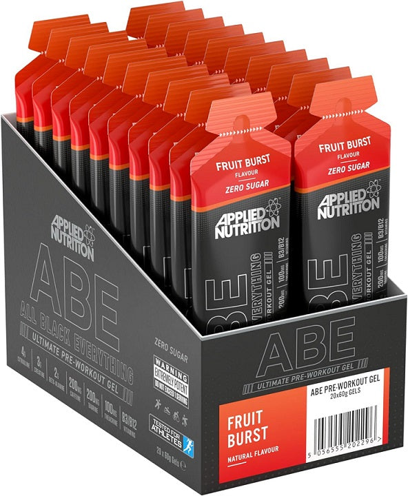 Applied Nutrition ABE All Black Everything Gel Fruit Burst - 20 x 60g