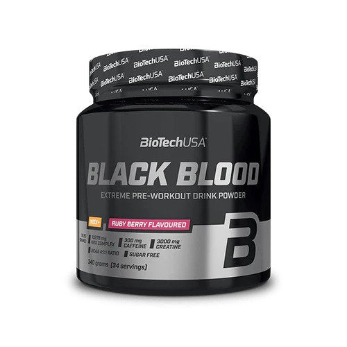 BioTechUSA - Black Blood NOX+, Tropical Fruit - 330g