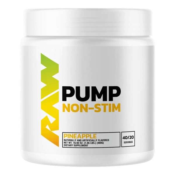 Raw Nutrition Pump Non-Stim Pineapple - 480g