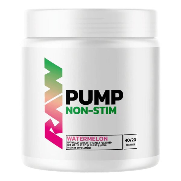 Raw Nutrition Pump Non-Stim Watermelon - 480g