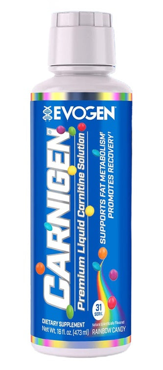 Evogen - Carnigen Liquid, Rainbow Candy - 473 ml.