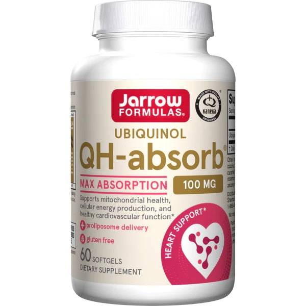 Jarrow Formulas - Ubiquinol QH-absorb, 100mg - 60 softgels