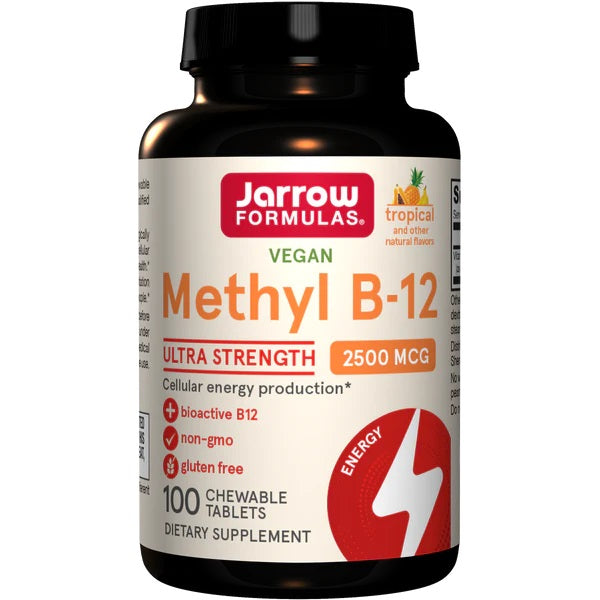 Jarrow Formulas - Methyl B-12, 2500mcg (Tropical) - 100 vegan chewable tabs