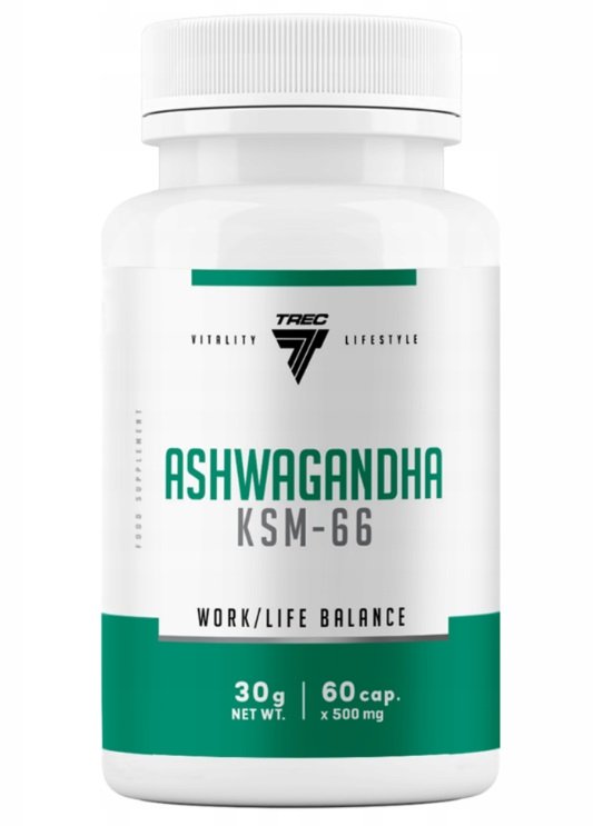 Trec Nutrition - Ashwagandha KSM-66, 500mg - 60 caps