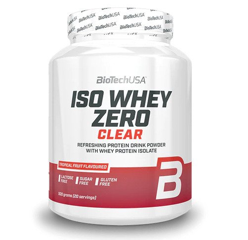 BioTechUSA - Iso Whey Zero Clear, Tropical Fruit - 500g