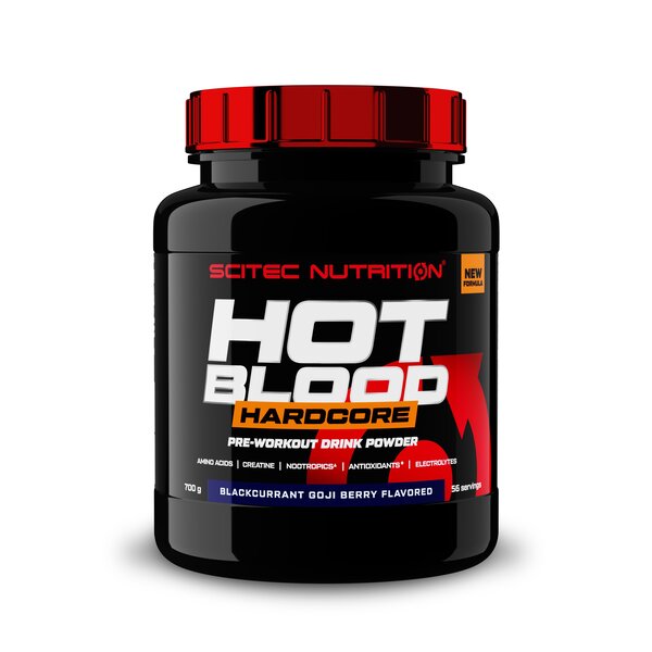 SciTec - Hot Blood Hardcore, Blackcurrant Goji Berry - 700g