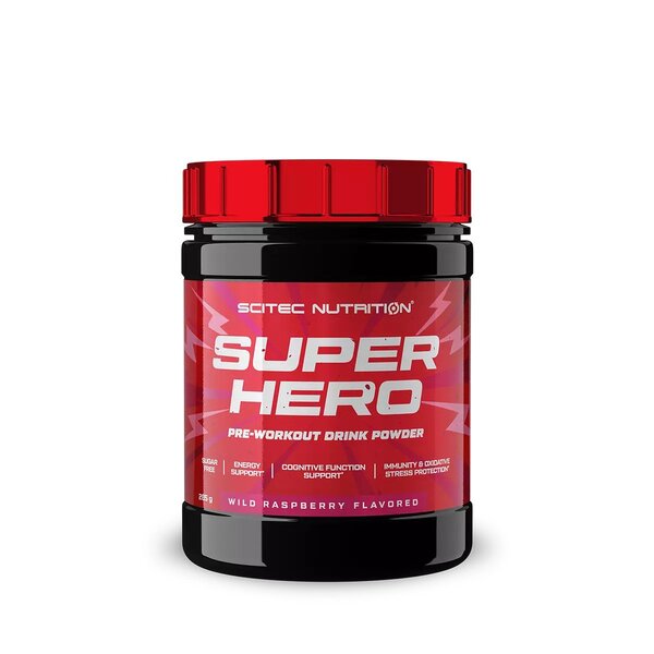 SciTec - Superhero, Wild Raspberry - 285g