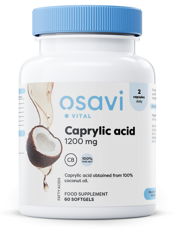 Osavi - Caprylic Acid, 1200mg - 60 softgels