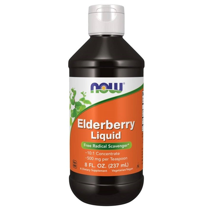 NOW Foods - Elderberry, Liquid - 237 ml.