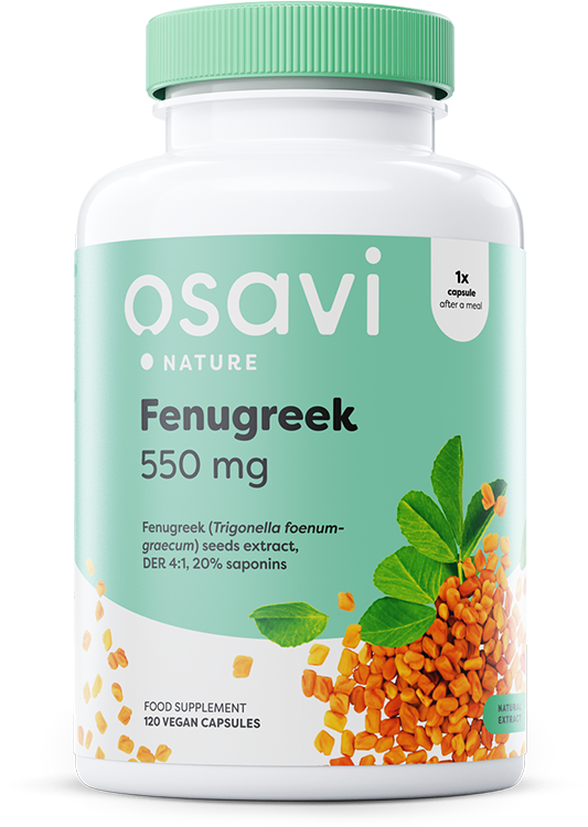 Osavi - Fenugreek, 550mg - 120 vcaps