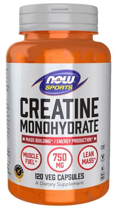 NOW Foods - Creatine Monohydrate, 750mg - 120 vcaps