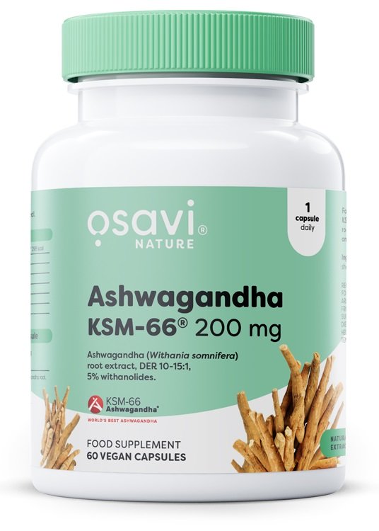 Osavi - Ashwagandha KSM-66, 200mg - 60 vegan caps