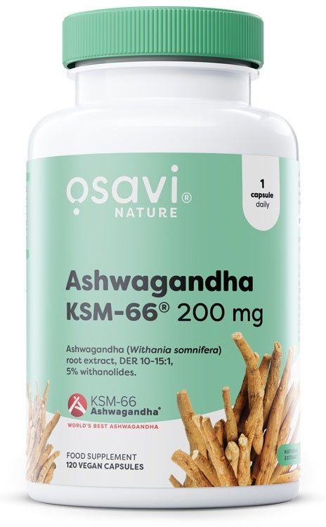 Osavi - Ashwagandha KSM-66, 200mg - 120 vegan caps
