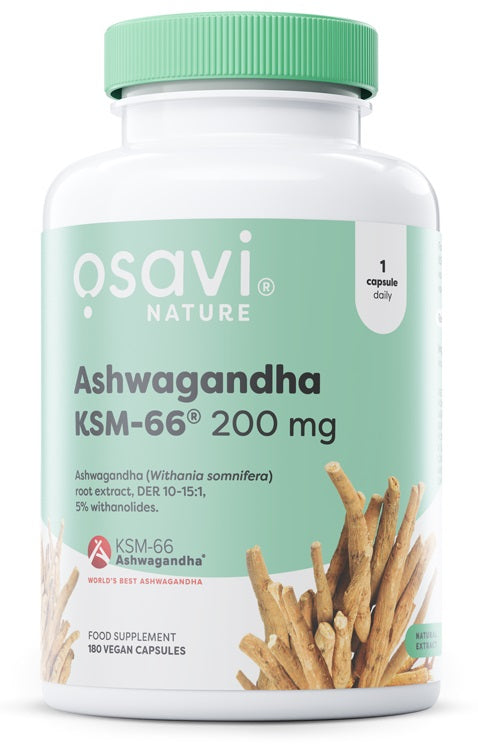 Osavi - Ashwagandha KSM-66, 200mg - 180 vegan caps