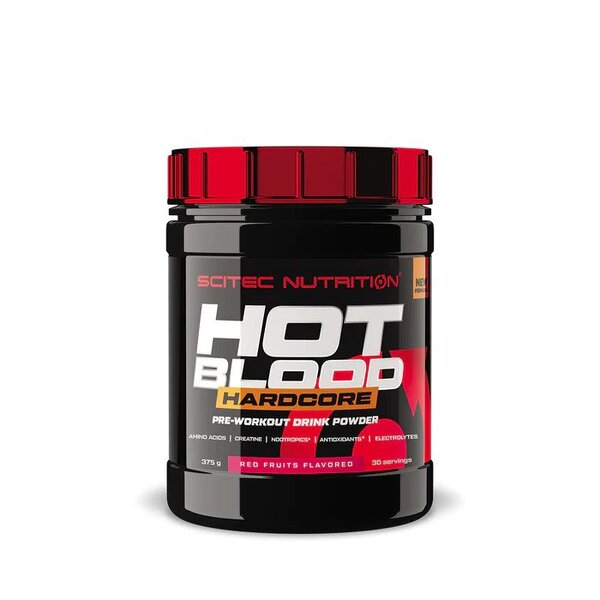 SciTec - Hot Blood Hardcore, Red Fruits - 375g