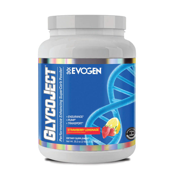 Evogen - GlycoJect, Strawberry Lemonade - 1000g