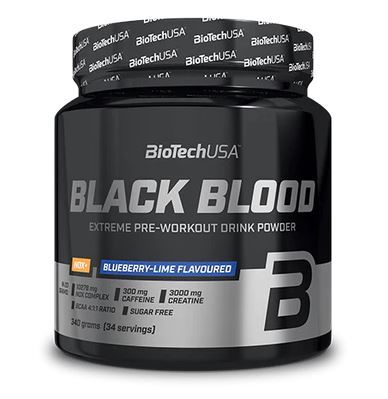 BioTechUSA - Black Blood NOX+, Blueberry-Lime - 340g