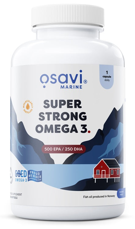 Osavi - Super Strong Omega 3, 500 EPA / 250 DHA - 180 softgels