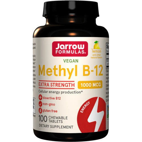 Jarrow Formulas - Methyl B-12, 1000mcg (Lemon) - 100 vegan chewable tabs
