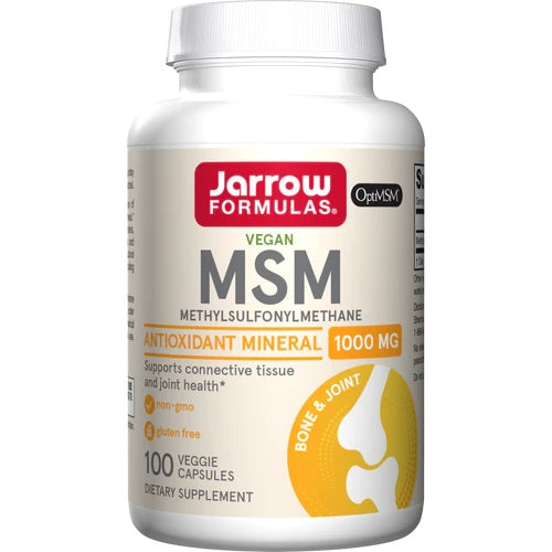 Jarrow Formulas - MSM (Methyl-Sulfonyl-Methane), 1000mg - 100 vcaps