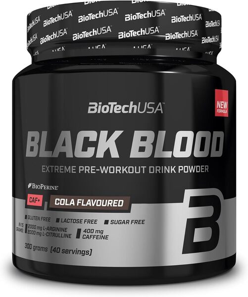 BioTechUSA - Black Blood CAF+, Cola - 300g